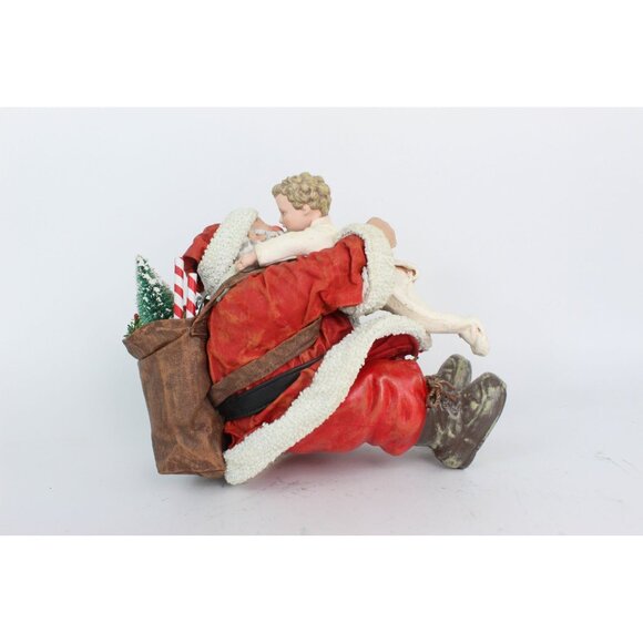 Possible Dreams Clothtique 1996 Santa Hugging Child Figurine • “Santa’s Hug” - Picture 7 of 13